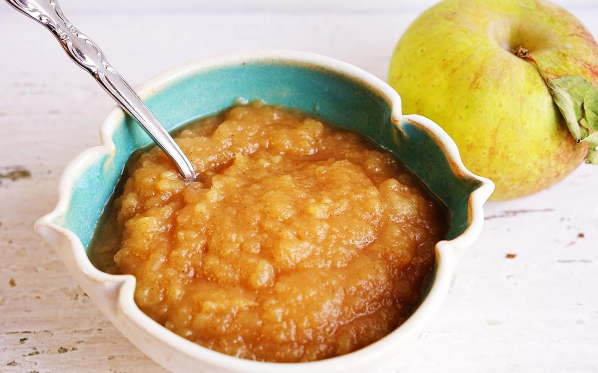 Rustic Applesauce with Grand Marnier
