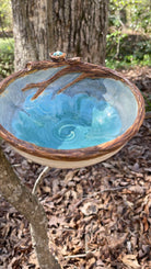 Birds nest ceramic bowl