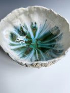 Ceramic pho bowl with crystalline glaze