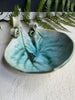 Leaf  serving plate SL4 curly stem 7 1/2”L