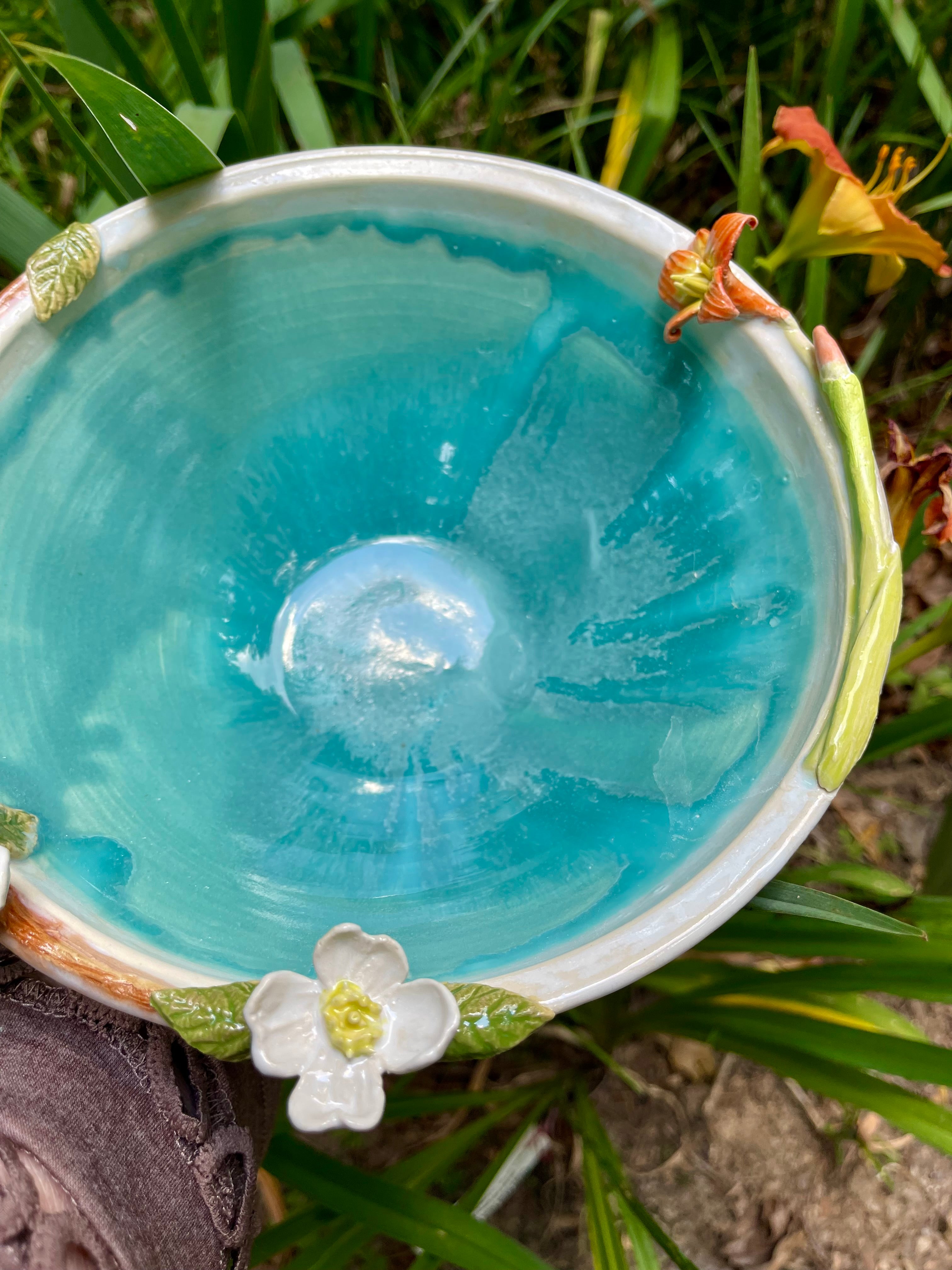 Hosta Leaf bowl large ceramic serving vessel – Lee Wolfe Pottery