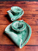 Leaf  candlesticks scs1 each 4 1/2” L