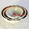 Arabesque nesting bowl set in River Journey