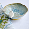 Mama and Baby Bird ceramic  bowl