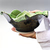 Hosta Leaf bowl 12 cup large sculptural serving vessel