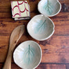 Leaf  3 pc set of tiny prep bowls