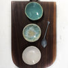 Dipping bowl set in Snow Shadows set of 3