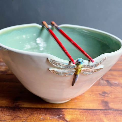 bowl with dragonflies B2  6 C
