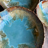Organic Rustic nesting bowl set bowl in Turquoise Waters 3 pieces