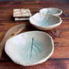 Leaf  3 pc set of tiny prep bowls