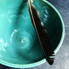 Noodle serving bowl Turquoise and Red Earth 7 cup