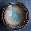 Organic Rustic nesting bowl set bowl in Turquoise Waters 3 pieces