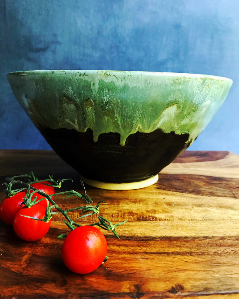 Noodle Bowl 6 cup in Green Tea and Khaki