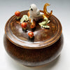 Owl and the Golden Moon jar LB3