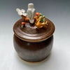 Owl and the Golden Moon jar LB4